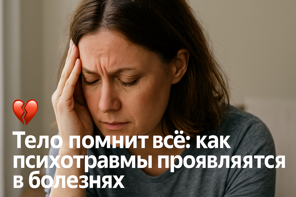 Тело помнит всё: как психотравмы проявляются в болезнях