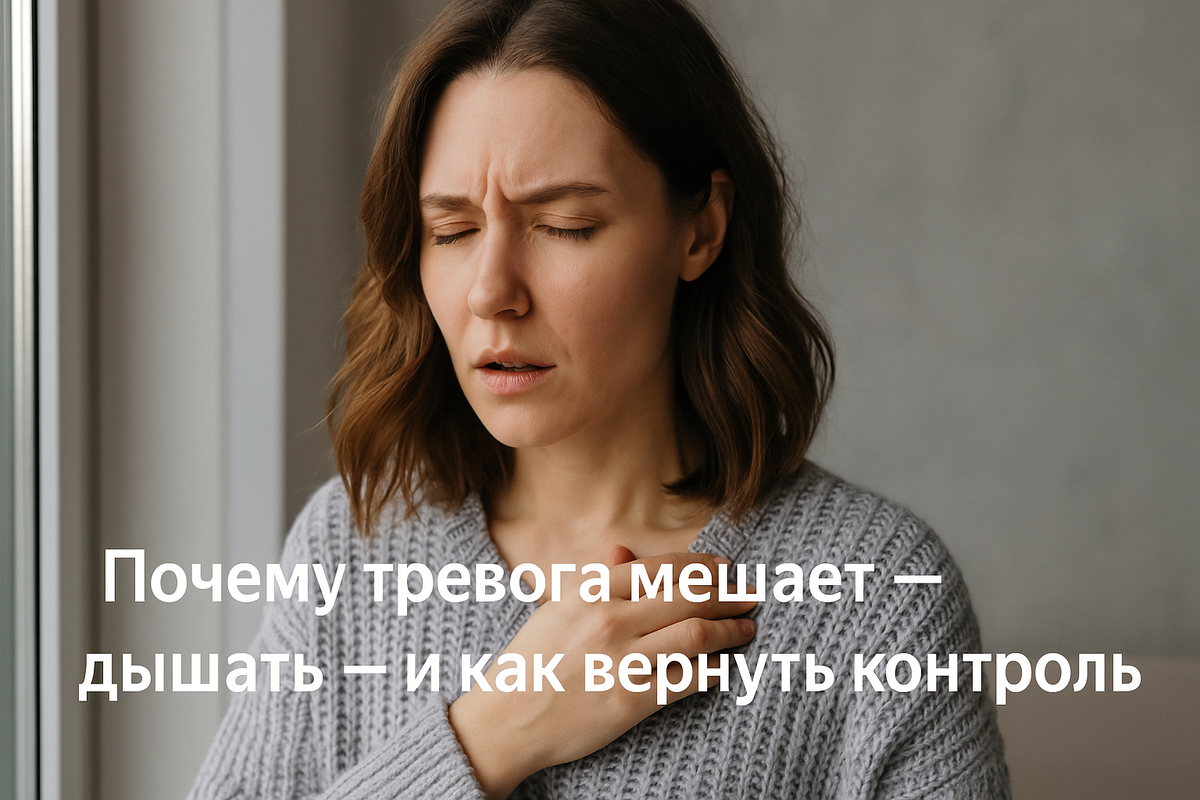 Почему тревога мешает дышать