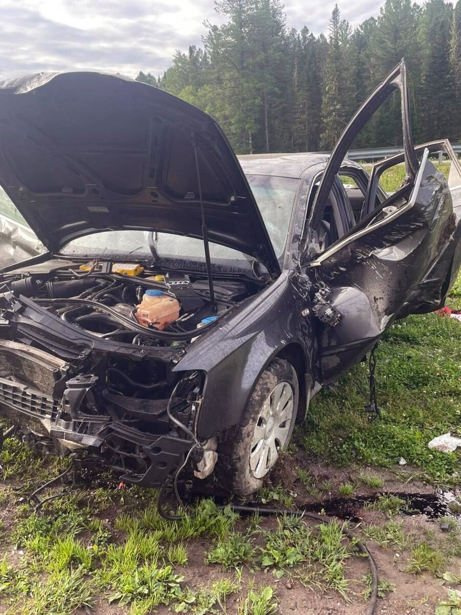    ДТП вблизи села Сухой Карасук. Источник: МВД по Республике Алтай