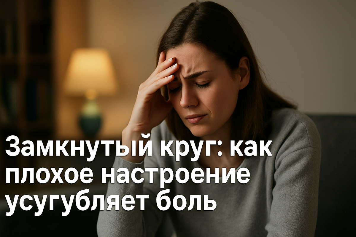 🔄 Замкнутый круг: как плохое настроение усугубляет боль