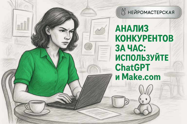    Анализ конкурентов за час: используйте ChatGPT и Make.com Оксана Солдатова