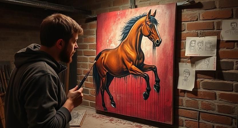 Мой отец смеялся: "Искусство — для слабаков". Я поверил. (Хирон в Тельце в 5-м доме + квиконс к Луне/Плутону)