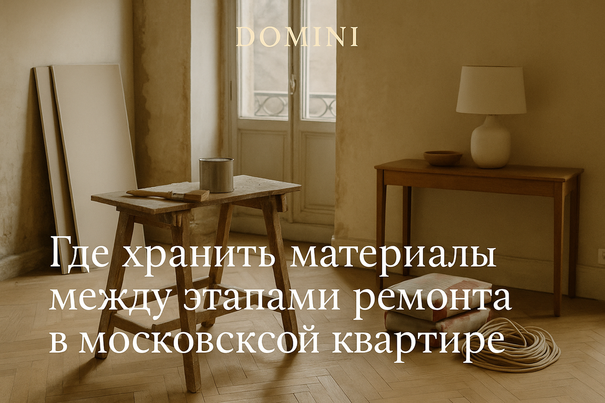    Как правильно хранить материалы при ремонте в московской квартире
