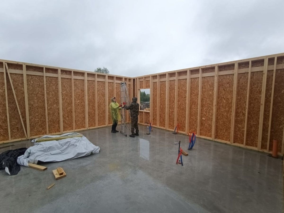    Новое здание ФАПа в Коткозере. Фото: Михаил Охлопков / ВК