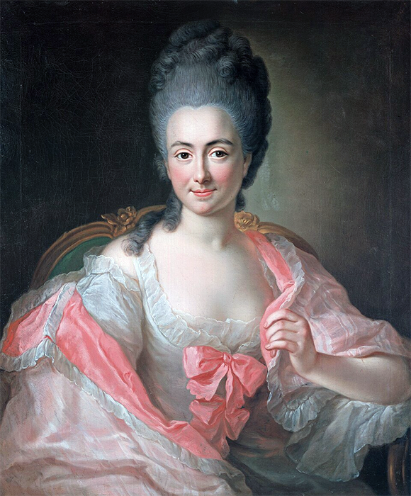 Портрет Марии Антонии фон Бранкони, 1770.Музей герцога Антона Ульриха,Брауншвейг, Германия