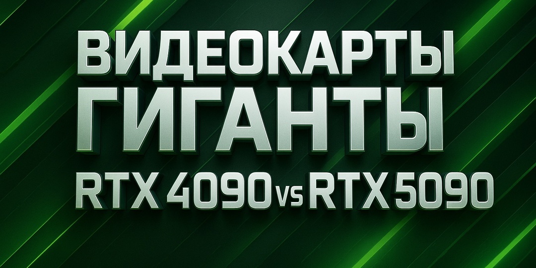Видеокарта RTX 4090 vs RTX 5090: сравнение гигантов NVIDIA