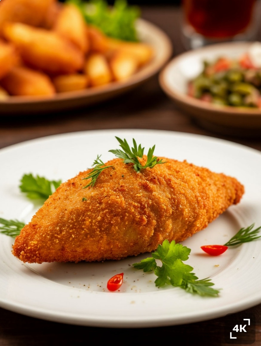 Так выглядит котлета по - киевски, по мнению ИИ