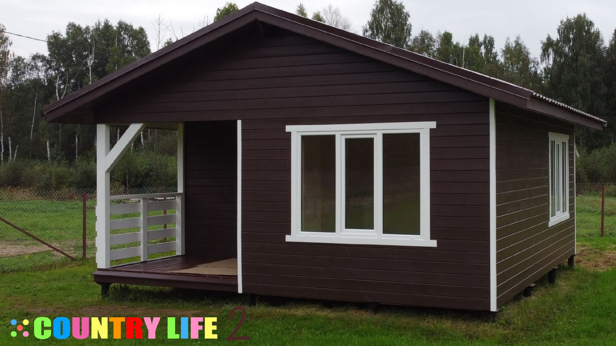 Оснащен всем необходимым - скважина, септик, отопление. А возможность менять цвета отделки, позволит предать индивидуальность Вашему COUNTRY LIFE!