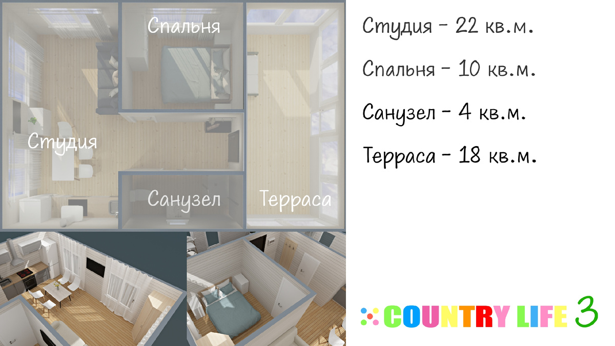Планировка COUNTRY LIFE 3