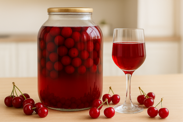 🍒 Готовлю наливку из вишни каждый год — просят и друзья, и соседи! Делюсь проверенным рецептом