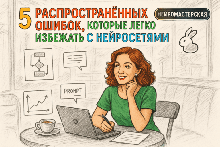    5 распространённых ошибок, которые легко избежать с нейросетями Оксана Солдатова
