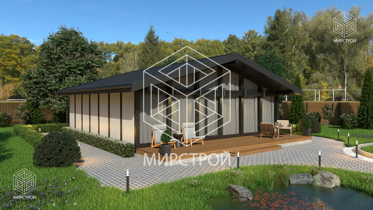 Проект дома "Фахверк"