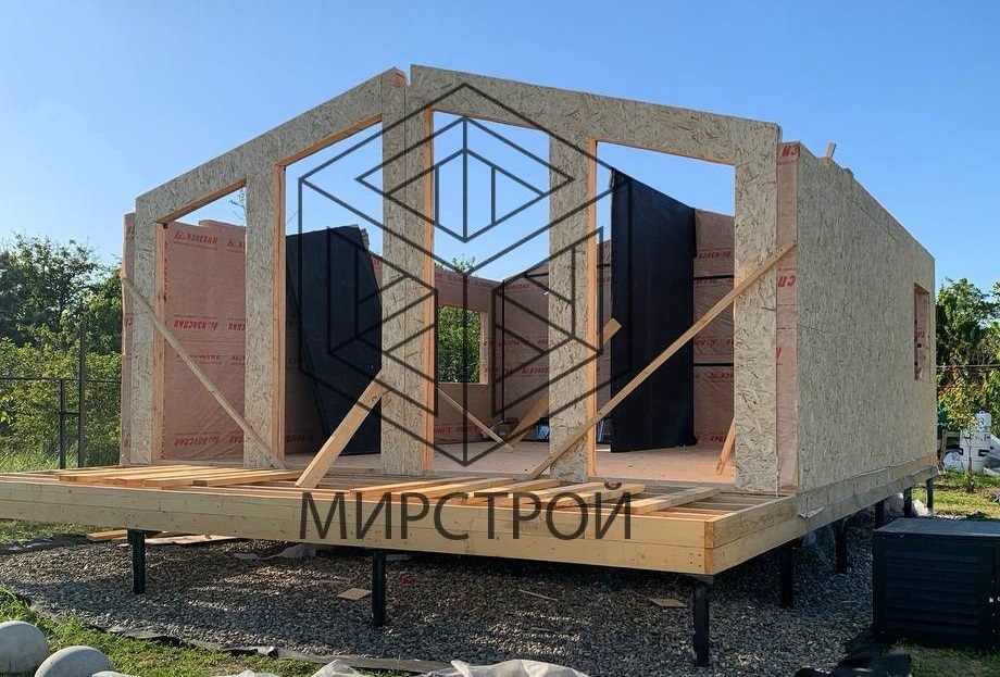 Строительство прекрасного загородного дома в Ставрополе.