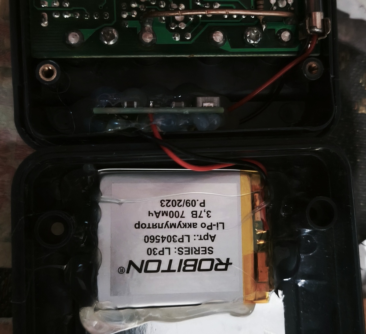 толстый слой ... термоклея