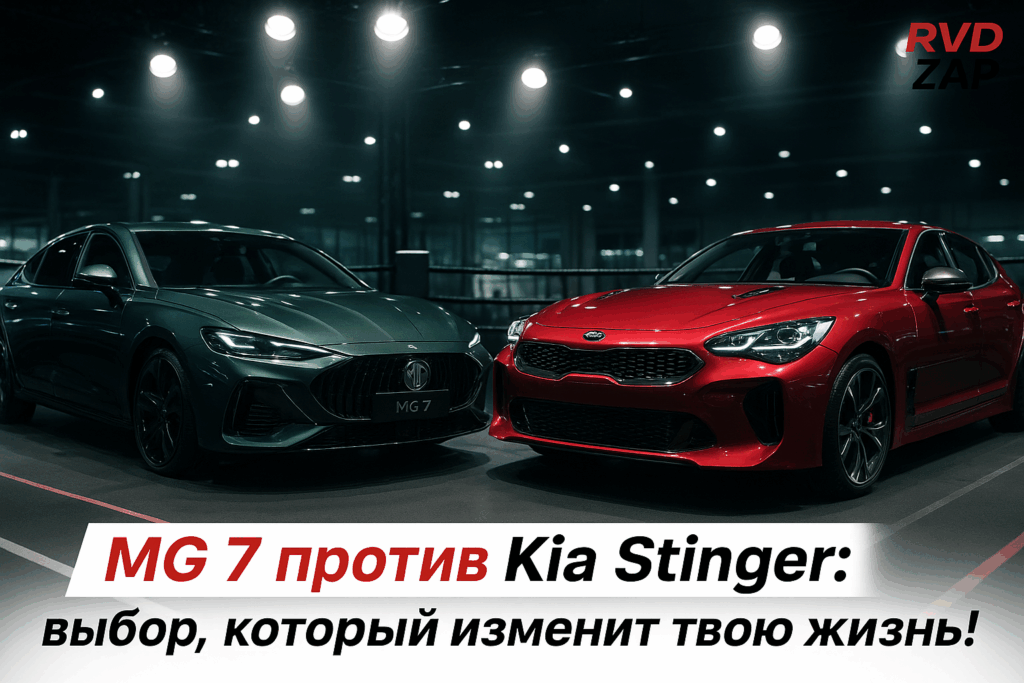    Сравнительный анализ MG 7 и Kia Stinger admin