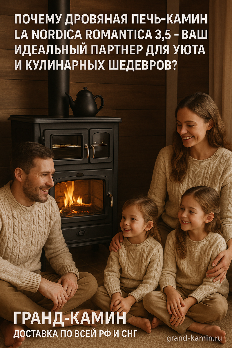    Почему дровяная печь-камин La Nordica Romantica 3,5 – ваш идеальный партнер для уюта и кулинарных шедевров? Kamin