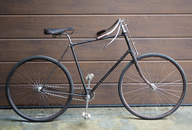 Английский спортивный велосипед "Premier Model A Road Racer" 1893 года изготовления. Из коллекции Веломузея Андрея Мятиева.