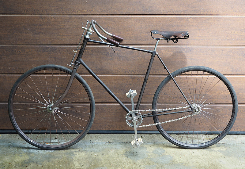 Английский спортивный велосипед "Premier Model A Road Racer" 1893 года изготовления. Из коллекции Веломузея Андрея Мятиева.