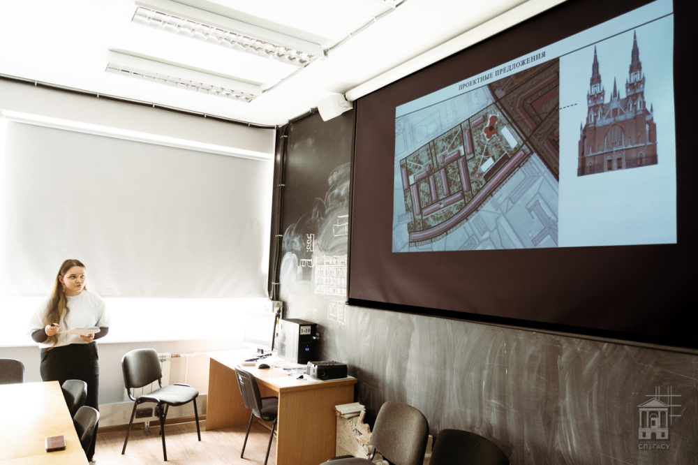 Защита ВКР на кафедре архитектурного и градостроительного наследия