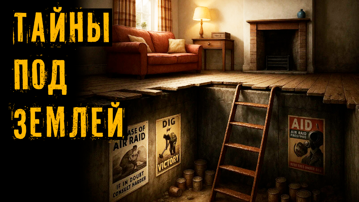 «Убежище под гостиной» и другие случайные подземные находки. Что скрывает поверхность?