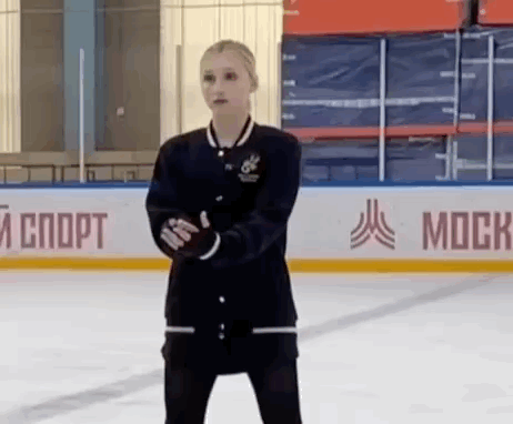 Фрагменты с тренировки Софьи