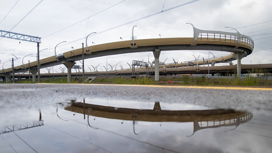    Новый участок Широтной магистрали в районе Благодатной улицы и станции Броневая. Автор фото: Ермохин Сергей/ДП