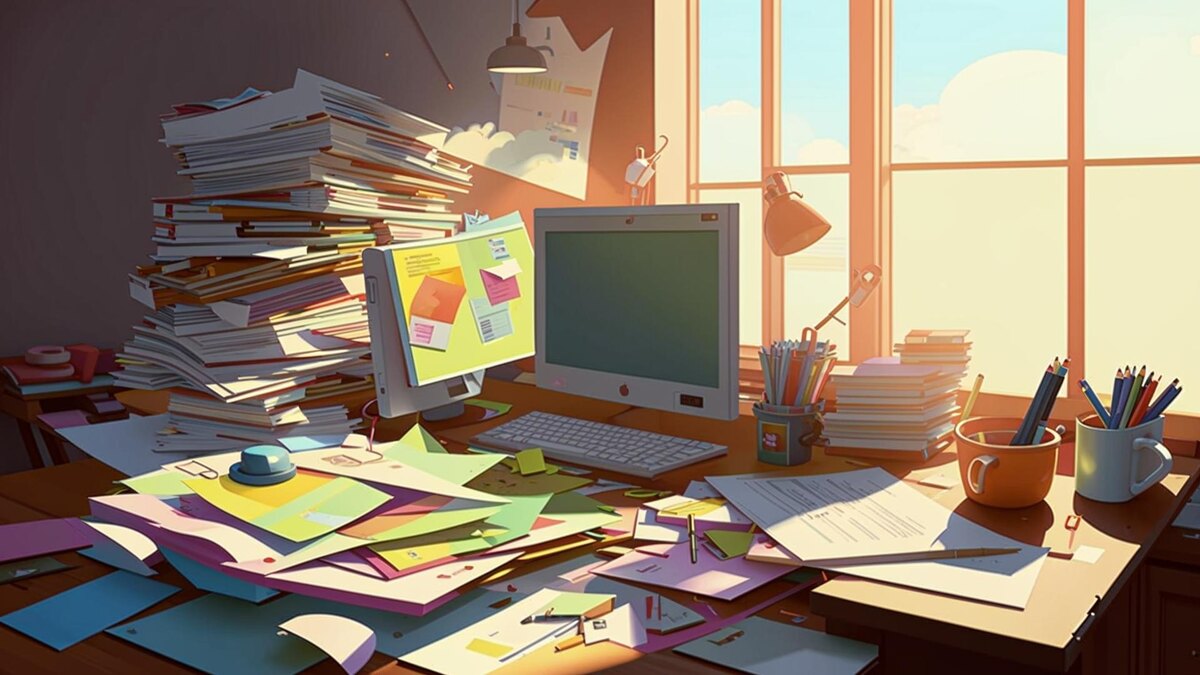 Первое что должен сделать менеджер при передаче проекта - собрать все документы проекта. Изображение сгенерировано с помощью Kandindsky 3.1