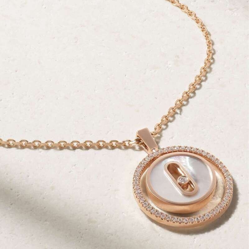 Колье Messika Lucky Move из розового золота с бриллиантами