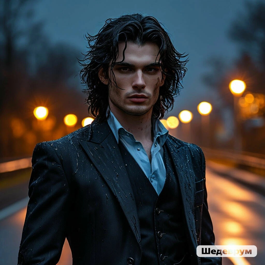 Арт создан в Шедевруме автором канала