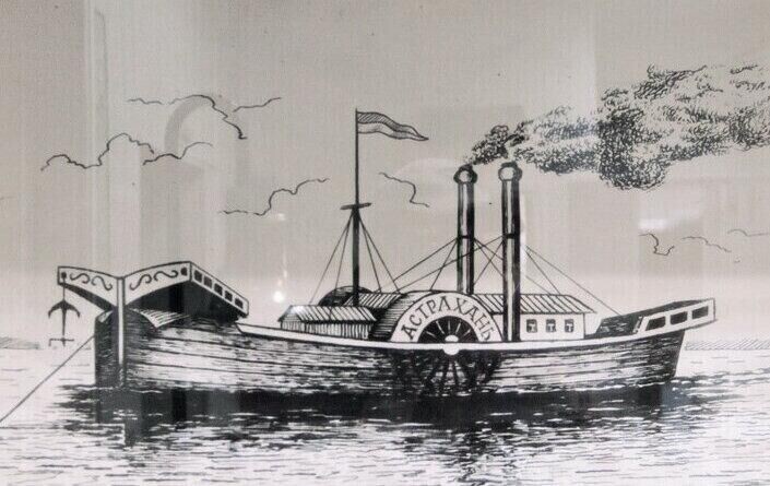 © Архив Музея истории завода "Красное Сормово"
Двухтрубный кабестан "Астрахань". 1850 год