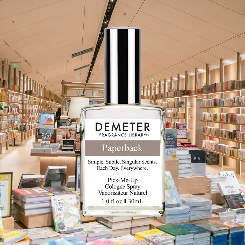 Demeter Fragrance Library - "Paperback" (хотя он про бумагу, но часто ассоциируется с запахом новых денег из-за нот бумаги и чернил)