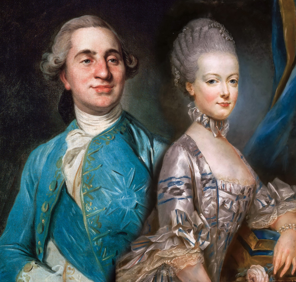 Мария Антуанетта и Людовик XVI 