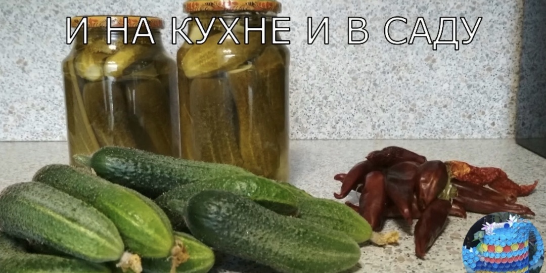 Огурчики кисло - сладкие консервированные /супер хрустящие/.