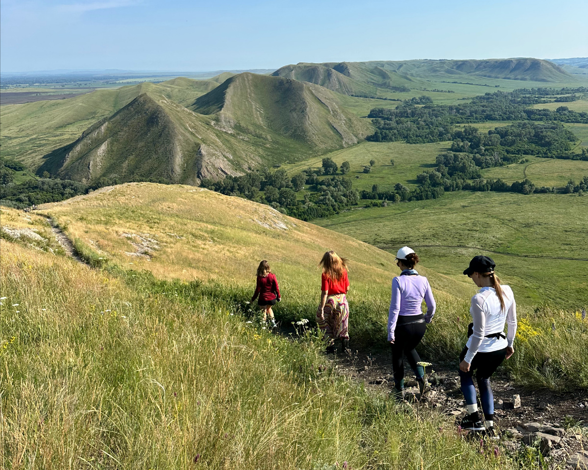 Паровозик движется вниз