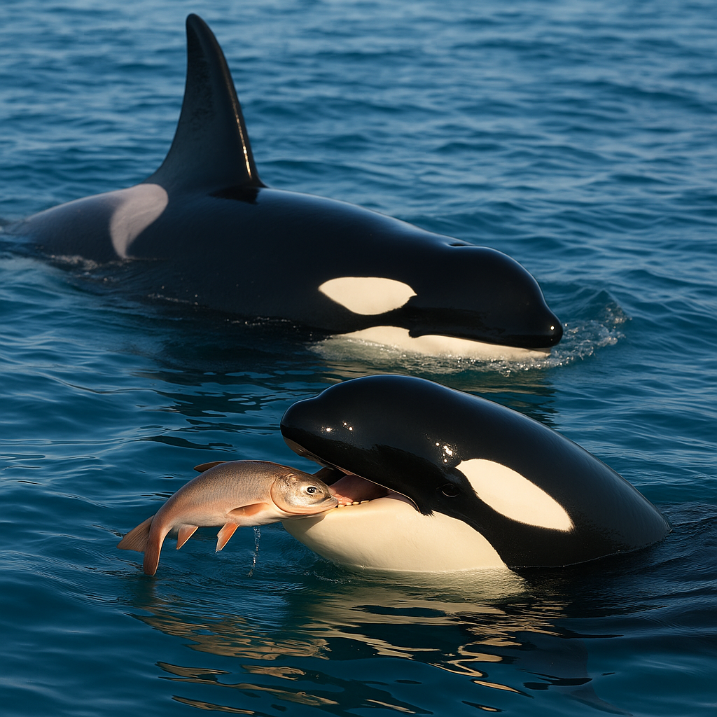 касатки, поведение диких животных, взаимодействие животных и людей, морская жизнь, зоопсихология