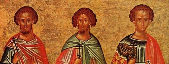 Святые мученики Леонтий, Ипатий и Феодул