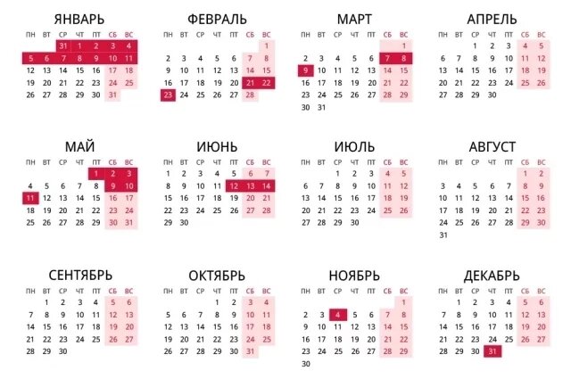    Как отдыхаем и работаем в 2026 году? Инфографика
