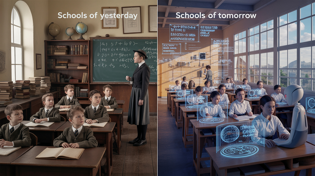 schools today vs schools tomorow - Epah Nzehe (эпах нзехе)