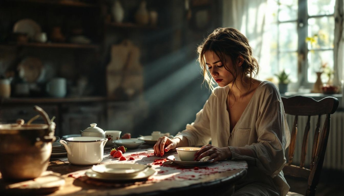 Отдых, очевидно, по дачным понятиям, включал в себя ежедневное дежурство по кухне