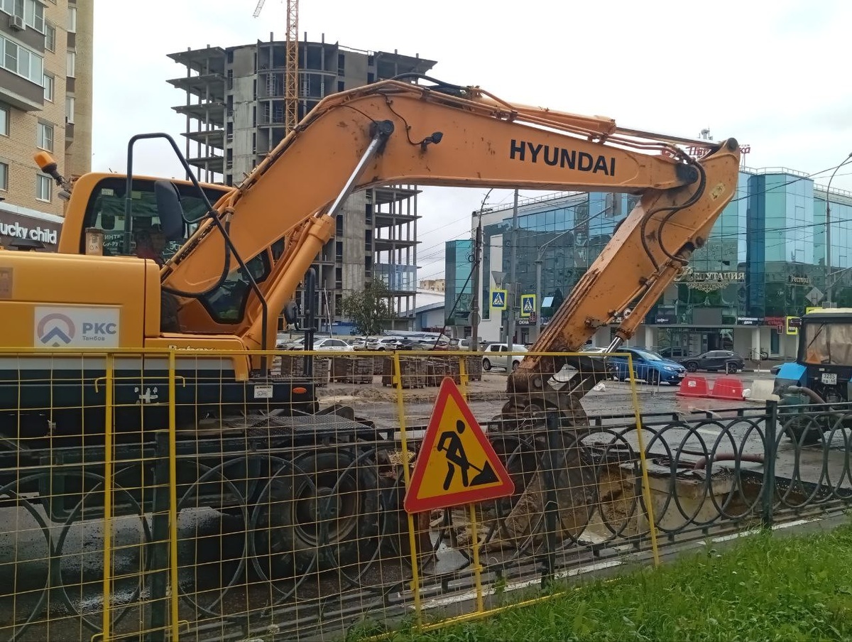 Проведение работ осложнено из-за дождей