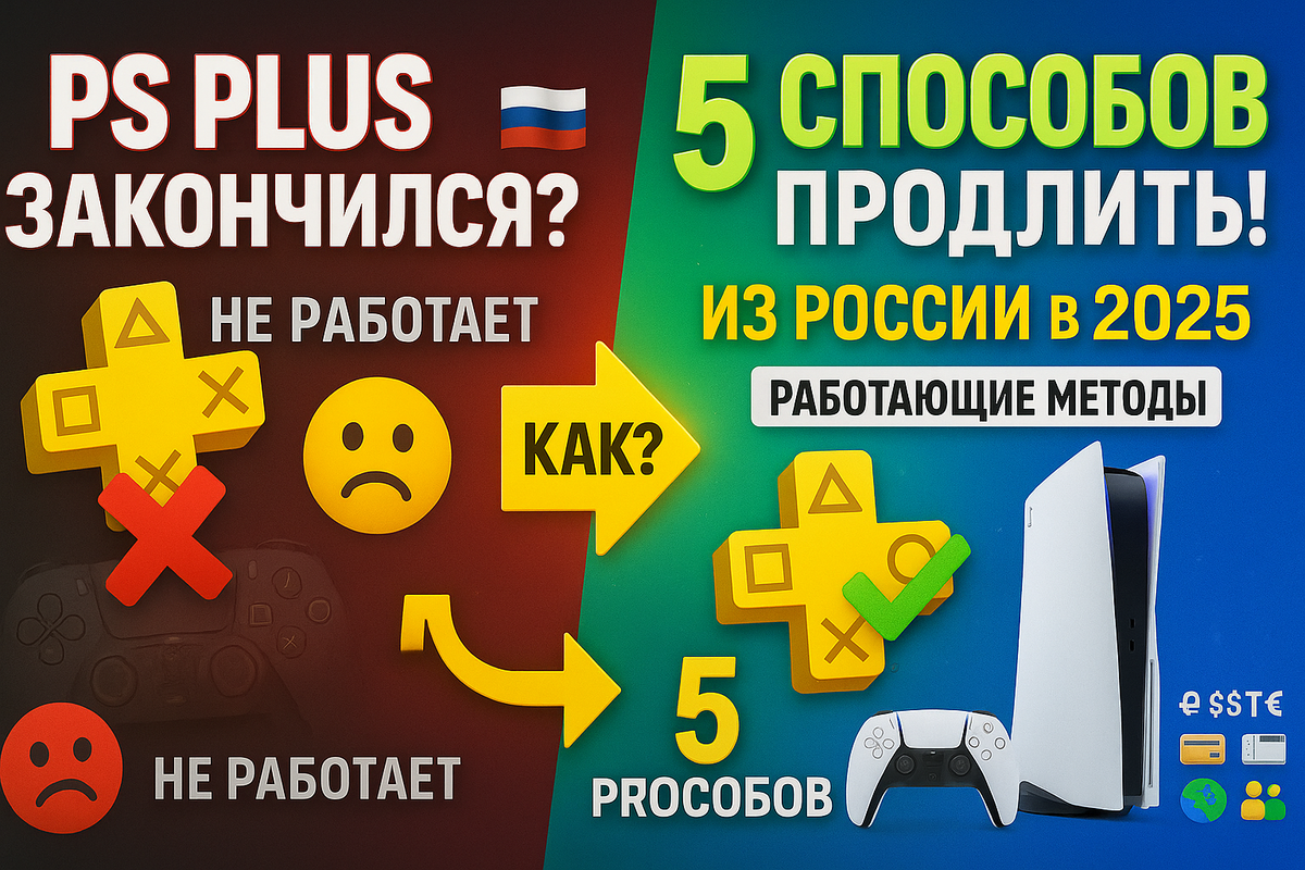 Как продлить PS Plus из России актуальные способы 2025