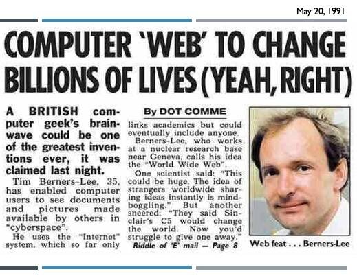 Никто не верил в WWW