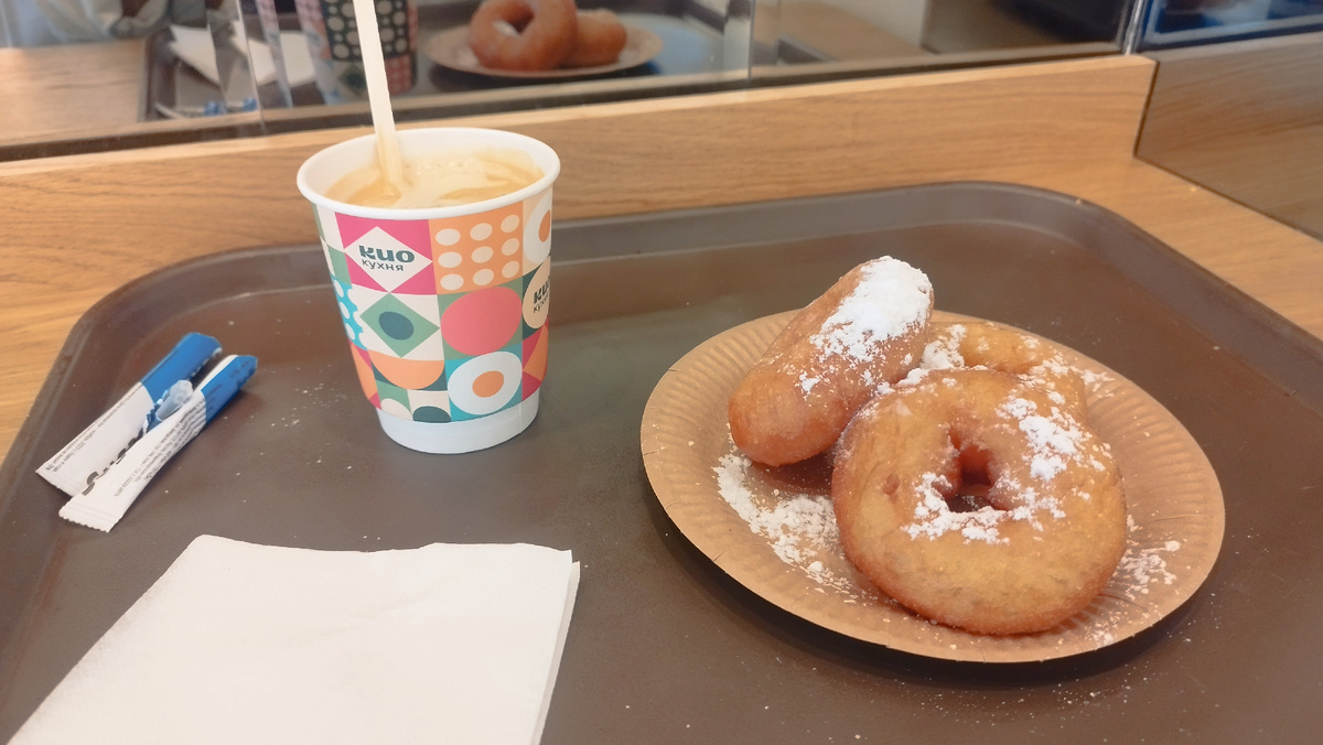 Кофей с легендарными пышками 