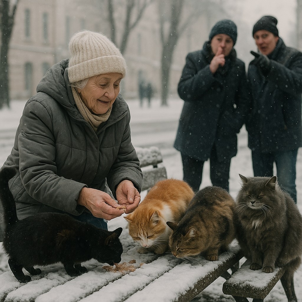 - Бабуль! Мы, как рецидивисты, а ты - как наш главарь!