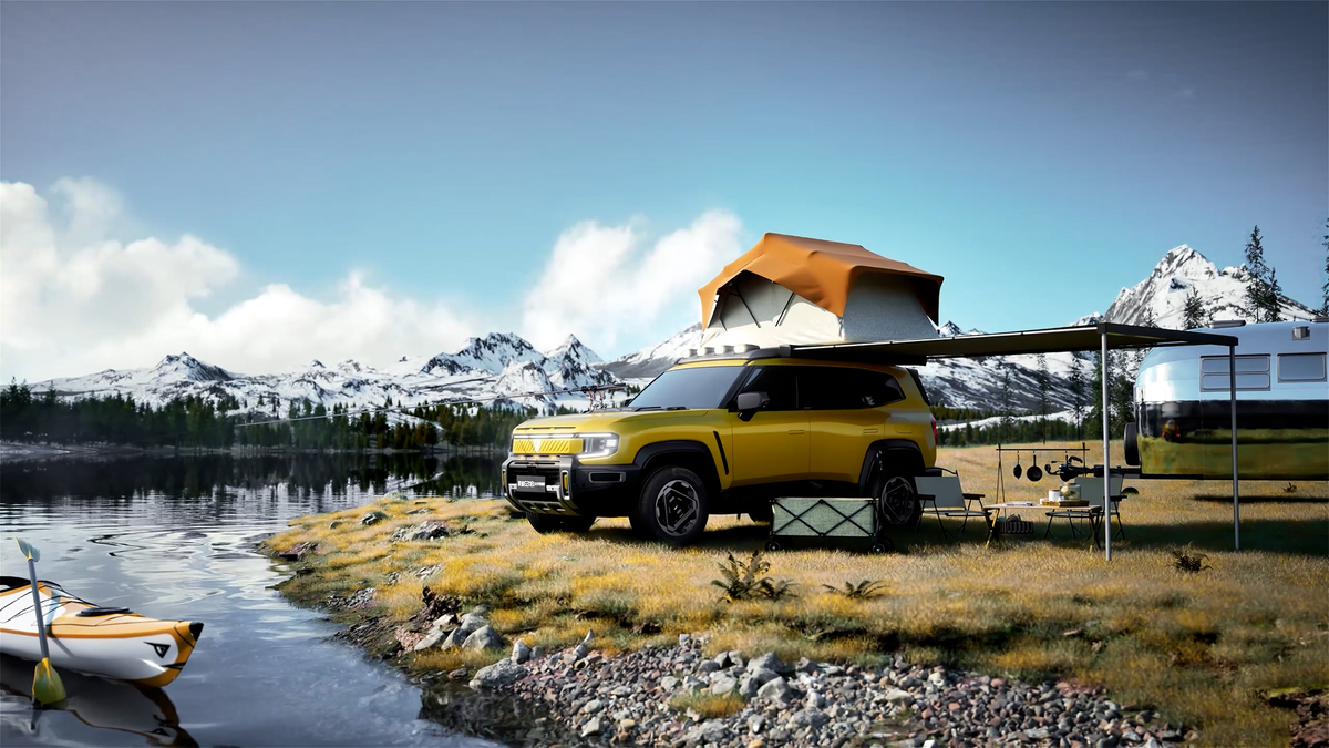 Это один из вариантов заводских опций для кемпинга.