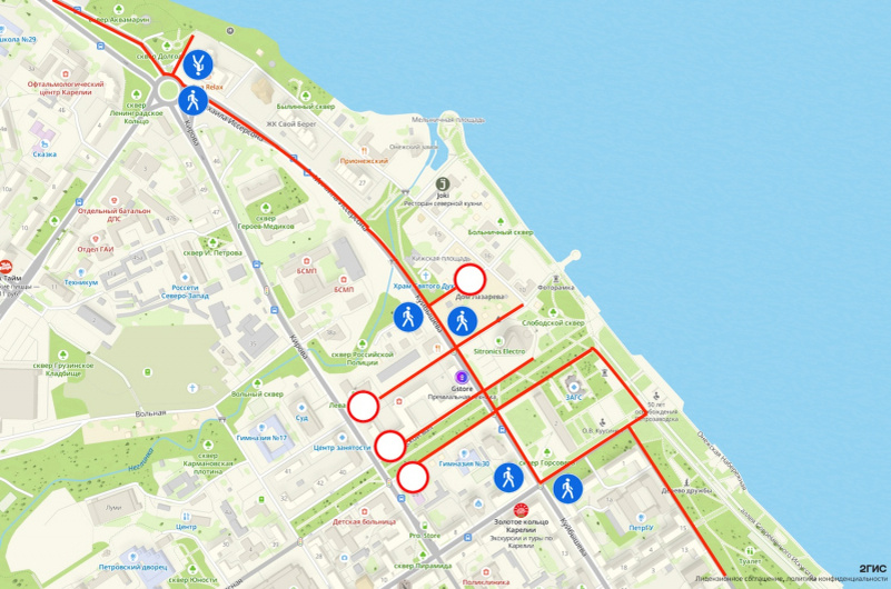    Движение перекроют на 7 улицах ПетрозаводскаИрина Меркова