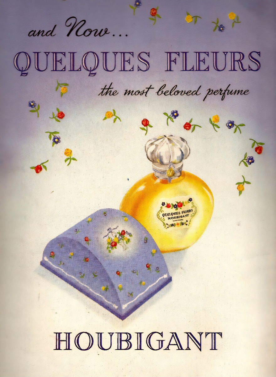 Quelques Fleurs Houbigant (1912) - реклама Fleurs Houbigant 