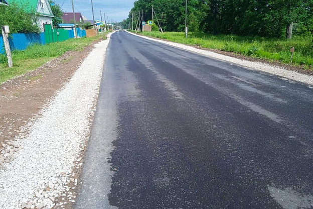    Дорогу Вятские Поляны - Лубяны отремонтировали