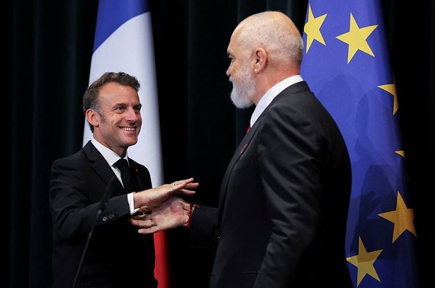 Макрон и премьер Албании Рама