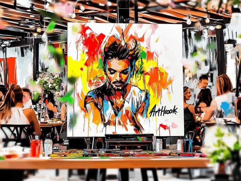    Живопись на свадьбе: как создать уникальное произведение искусства и запечатлеть ваши чувства навсегда Art-Hook.Ru